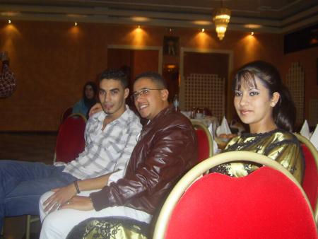 c moi avec bader et chaymaa a l'hotel mamora dans une soir� de l'ecole